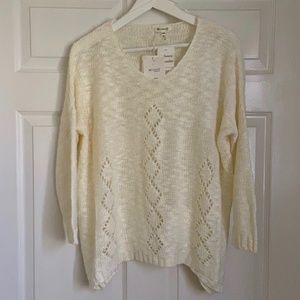 Miracle Cream Sweater - NWT